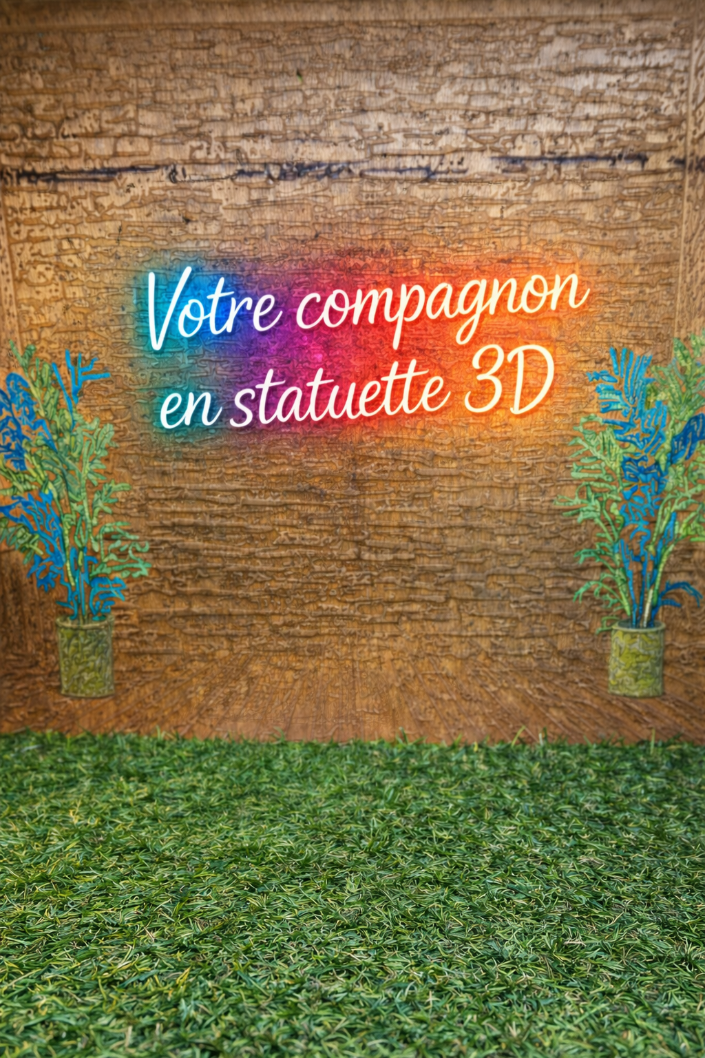 Transformez votre compagnon en statuette 3D unique.