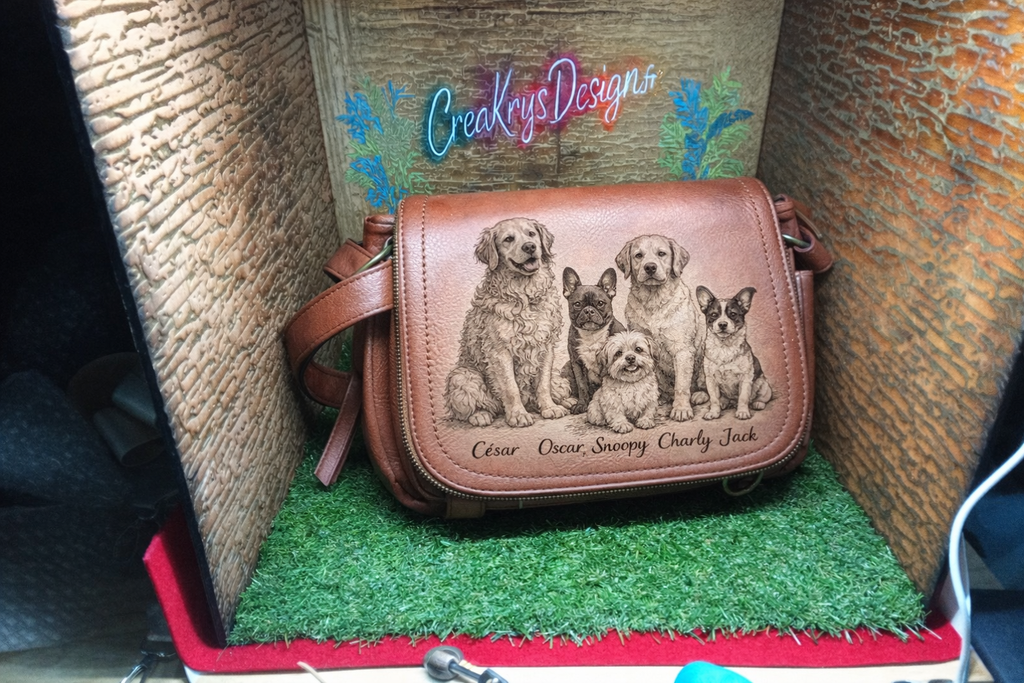 Immortalisez votre animal de compagnie sur sac